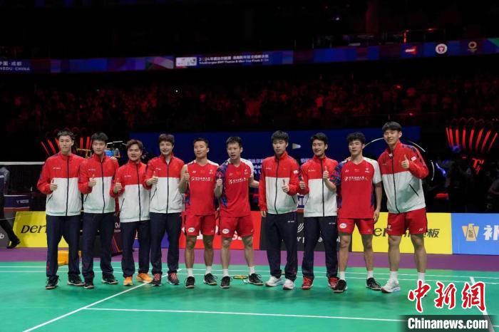 成都汤姆斯杯决赛中国男队3-1击败印尼夺队史第